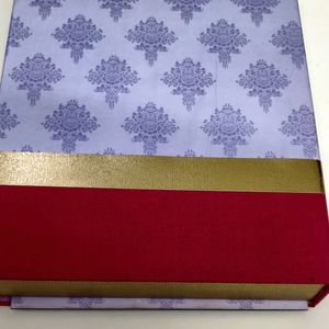 🎠 ROYAL LOOK WEDDING CARD WITH BOX🎺