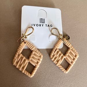 Beige Fashion Earrings