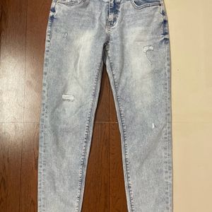 Light Blue Rugged Jeans