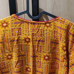 Orange Traditional Kurti