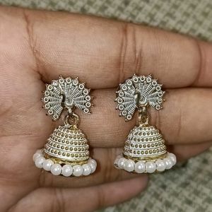 Peacock Jhumka