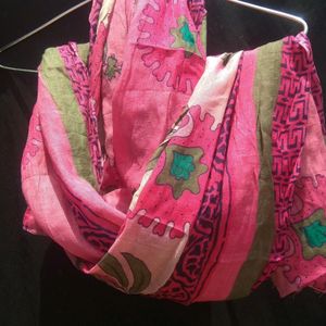 Pink Fabric Dupatta