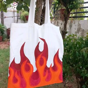 New Multi Flames Tote Bag