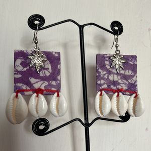 Handmade Mauve Jhumka