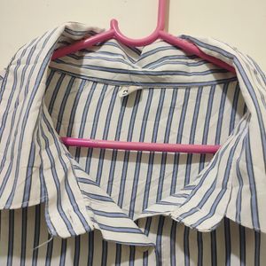 Striped Oversized Shirt Bust Till 62