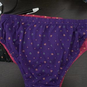 5pc Women Panty All Sizes Cotton