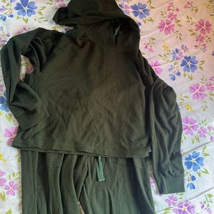 Green Color Co-ord Set For Sale