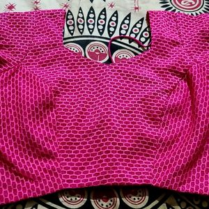 Pretty Pink Princess Cut Blouse