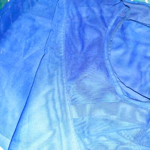 Royal Blue Palazzo Paint  Suit