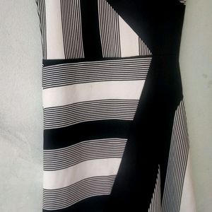 White N Black Dress