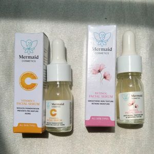 Mermaid Retinol And Vitamin C Serum Combo