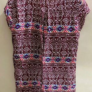 Printed Casual Top