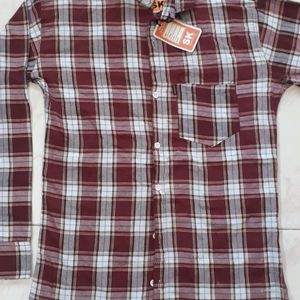 Checks Unisex Shirts Size -L