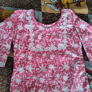 Pink Short Kurti