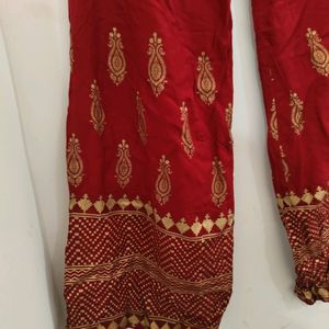 Ethnic Maroon Palazzo