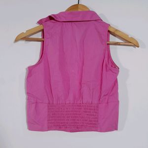 Rose Pink Western Top  (Women's)