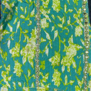 Green Pretty Kurti