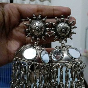 Silver Colour Big Earing