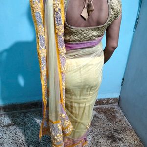 SALE🥳Net Saree 💛only Sare