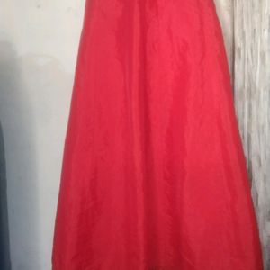 Red Lehenga Skirt