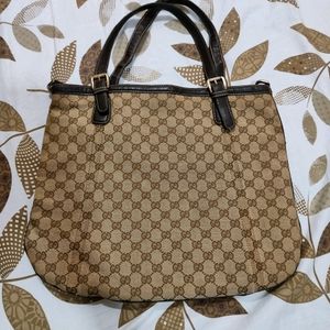 Gucci Canvas Tote Bag