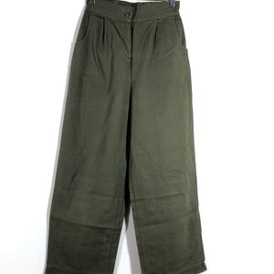 Olive Green Casual Trousers (Women’s)