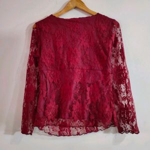 Y2k lace Top