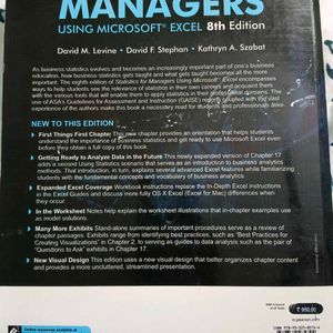 Statistics for Managers