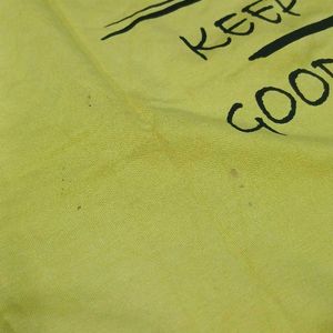 Yellow And Black T-shirt