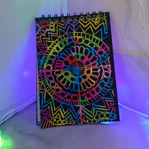 Drawing Mandala Art 🎨 On Scratch Book