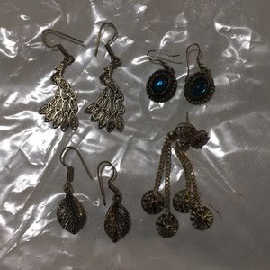 4 Pairs Of Earrings