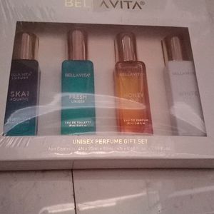 Bellavita Unisex De Perfume 4 Different Fragrances