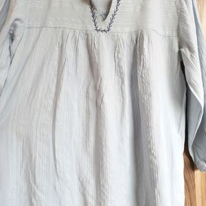 Sky Blue Tunic Top