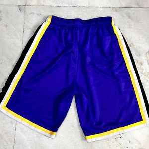 LAKERS NIKE PURPLE NBA BASKETBALL SHORTS