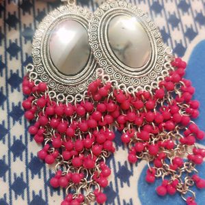 Beautiful Earings Magenta