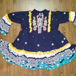 Tiara Pom-Pom Boho Dress