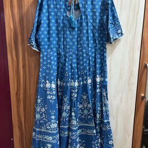 Women Printed Flared A-Line Kurta with Pant