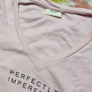 Baby Pink T-shirt - Perfectly Imperfect