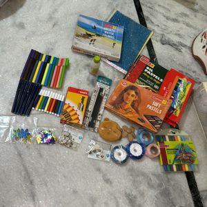 all conditioned art and craft stuff, kids enjoy