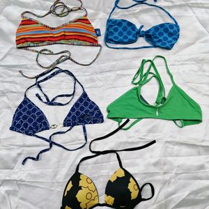 Combo Of 5 Halter Neck Bra