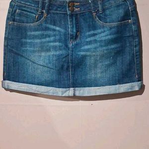 Blue Denim Skirt