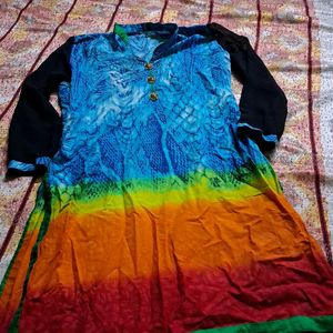 Beautiful Cotton Kurti Good Condition 36 Size