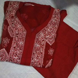 Chikankari Kurti