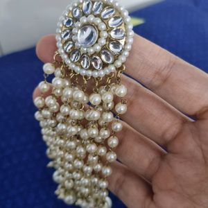 White Pearl Jhumka