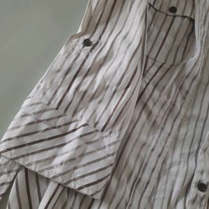 Promod Stripes Neutral Shirt