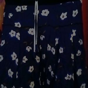 Cotton Floral Skirt For Daily Wear