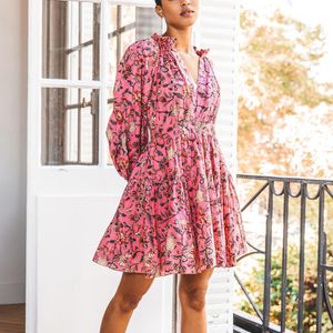 Beautiful Pink Floral Dress