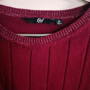 Fig Maroon Pullover