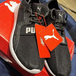 AUTHENTIC PUMA IDP MU BLACK RUNNING SHOES