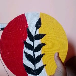 Handmade Wall Decor With Macrame Thread